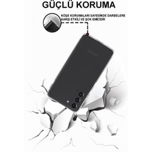 Kılıfmania Samsung Galaxy S21 Fe Tıpalı Kamera Korumalı Şeffaf Premier Kılıf