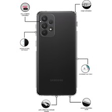 Kzy Samsung Galaxy A33 Tıpalı Kamera Korumalı Şeffaf Premier Kılıf