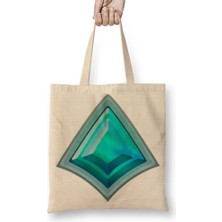 Baskı Dükkanı Paladins Simbolo Bez Çanta Uzun Saplı