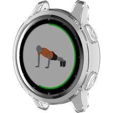 42MM Akıllı Izle Tpu Şeffaf Koruma Kılıfı Kapak Anti-Toz Garmin 3 Beyaz Uyar