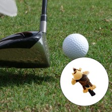 Golf Kulübü Headcover Ahşap Sürücü Kafası Kapak Değiştirme Açık Spor Maymun(Yurt Dışından)