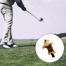 Golf Kulübü Headcover Ahşap Sürücü Kafası Kapak Değiştirme Açık Spor Maymun(Yurt Dışından)