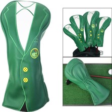 Golf Ahşap Headcover Sürücüleri Fairway Başkanı Kapak W / No. No. Tag Guard No.1 Kapsar