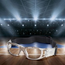 Futbol Basketbol Gözlükleri Anti-Çarpışma Hafif Futbol Sporları Goggles Gri