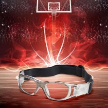 Futbol Basketbol Gözlükleri Anti-Çarpışma Hafif Futbol Sporları Goggles Gri
