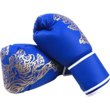 Boks Eldivenleri Için Mma Eğitim Delme Çantası Kickboks Erkekler Kadınlar Için Yetişkin Mavi 25X17CM