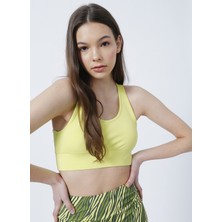 Aeropostale Y-Leshan Bisiklet Yaka DarKalıp Düz Yeşil Kadın Büstiyer