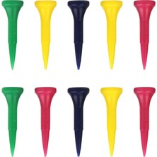 Zwinz 10 Paket Çeşitli Golf Tee Pin Şekli Plastik Golf Tee ile Üst Yastık 40MM (Yurt Dışından)