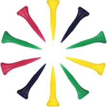 Zwinz 10 Paket Çeşitli Golf Tee Pin Şekli Plastik Golf Tee ile Üst Yastık 40MM (Yurt Dışından)