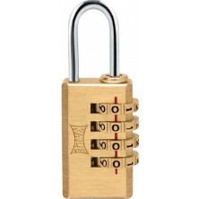 Kale Şifreli Asma Kilit Pirinç Küçük 4 Haneli KD001 21 100