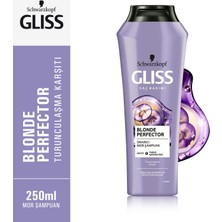 Schwarzkopf Gliss Blonde Perfector Turunculaşma Karşıtı Mor Şampuan 250 ml