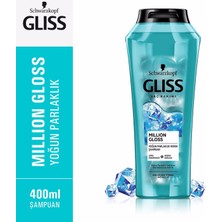 Gliss Million Gloss Yoğun Parlaklık veren Şampuan - Lipid Kompleksi ve Mikro Yağlar ile 400 ml