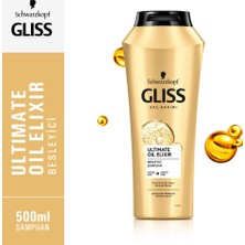 Gliss Ultimate Oil Elixir Besleyici Şampuan - Aminoasit ve Argan Yağı ile 500 ml