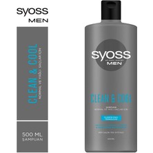 Syoss Men Clean&Cool Saç Bakım Şampuanı 500 ML Şampuan