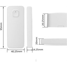 Yuekeda Kablosuz Wifi Alarmı  Beyaz (Yurt Dışından)