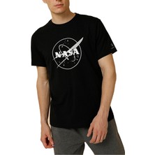 Lumberjack Nasa Earth Erkek Tişört 101106093SIYAH