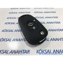 Köksal Anahtar Opel Astra K Silikon Anahtar Kılıfı (Siyah Renk)