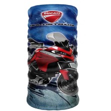 E-Taktik Extreme Ducati Monster - Multistrada Motosiklet Bandana Boyunluk Maske