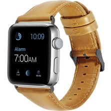 MobaxAksesuar Apple Watch 7/8/9 41mm Kordon Luxury Leather Deri Kordon