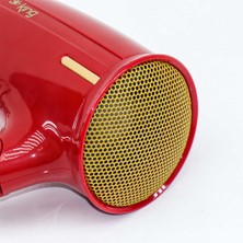 King KSK-438 Arvinda Seyahat Tipi Saç Kurutma Makinesi Kırmızı