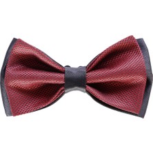 Erkek Bordo Jakarlı Ceromonia Kutulu Papyon