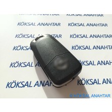 Köksal Anahtar Opel Astra H Corsa D Sustalı Gömme Logolu Kumanda Kabı