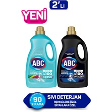 Abc Sıvı Deterjan Renkliler&siyahlar 2'li Set