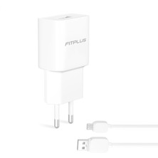 Fit Plus Fitplus Bianca FT-206M 2.4A Seyahat Şarj Aleti Micro USB Kablo Set