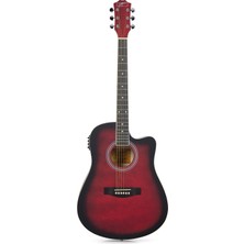 Zopran ACZP150RDS Kırmızı Elektro Akustik Gitar