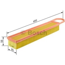 Bosch F026400050 Hava Filtresi Peugeot 207 208 3008 Peugeot Partner Iı Citroen C3 Iı C4 Berlingo 1.4 1.6 16V 1.6 Vtı 13717534825