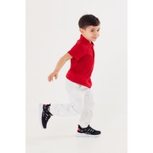 Polo Yaka Düğmeli Çocuk Tişört