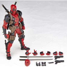 Tfoeys Figür Deadpool X-Men Aksiyon Figürü Modeli Ortak Hareketli Yüz Değişen Oyuncak Süsleme Bebeği 16 cm (Yurt Dışından)