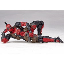 Tfoeys Figür Deadpool X-Men Aksiyon Figürü Modeli Ortak Hareketli Yüz Değişen Oyuncak Süsleme Bebeği 16 cm (Yurt Dışından)