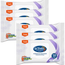 Activex Antibakteriyel Islak Mendil Hassas 6X50 Yaprak (300 Yaprak)