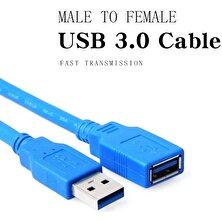 Ancheyn USB 3.0 Dişi Erkek Uzatma Uzatıcı Ara Bağlantı Kablosu 1 M 4626