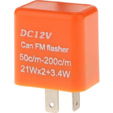 Stshop DC12V 2pin Elektronik Flaşör Röle Dönüş Sinyali Işık Flaş Turuncu (Yurt Dışından)