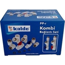 Kalde Kombi Bağlantı Seti (Dirsekli)