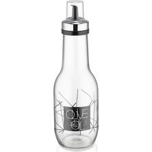 5DM Metal Kapaklı Sızdırmaz Cam Yağlık Sirkelik 1000 ml