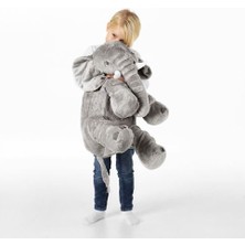 Yumuşak Peluş Fil Oyuncak Ikea Gri Fil 60 cm Gri Fil Çocuk Oyuncak