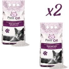 Pumice World Pum Cat Topaklanan Bentonit Kedi Kumu, 10 Litre - 5x2 - Ince Tane Bentonit Kedi Kumu