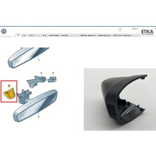 Parça Deponuz Volkswagen Iç Dikiz Ayna Kapağı