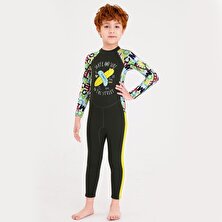 Strade Store Çocuklar Wetsuit Sıcak 2.5mm Neopren Sörf Dalış Suit Çocuk Mayo L(Yurt Dışından)