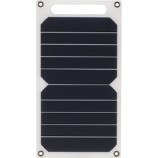 KKmoon Solar Şarj Cihazı 10W Taşınabilir Ultra Ince Monokristal