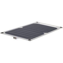 KKmoon Solar Şarj Cihazı 10W Taşınabilir Ultra Ince Monokristal