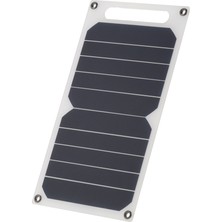 KKmoon Solar Şarj Cihazı 10W Taşınabilir Ultra Ince Monokristal