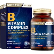 Nutraxin B Complex Vitamin 60 Kapsül