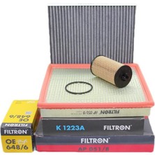 Filtron Chevrolet Cruze 1.6 (A16XER) Bakım Filtre Seti (Karbonlu Polen) Filtron Marka