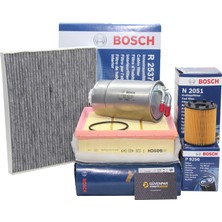 Bosch Opel Corsa D 2007/2009 1.3 Dizel Euro 4 Motor Bakım Filtre Seti Bosch Marka (Tırnaklı Yağ Filtreli)