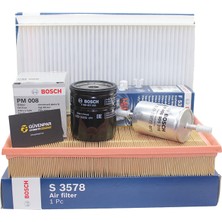 Bosch Opel Vectra C 1.6 1.8 Benzinli Bakım Filtre Seti Bosch Marka