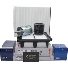 Bosch Chevrolet Kalos 1.2 8 Valf Benzinli Bakım Filtre Seti Bosch Marka